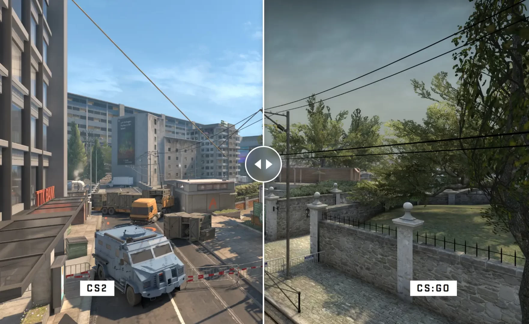 Counter-Strike 2 сравнение